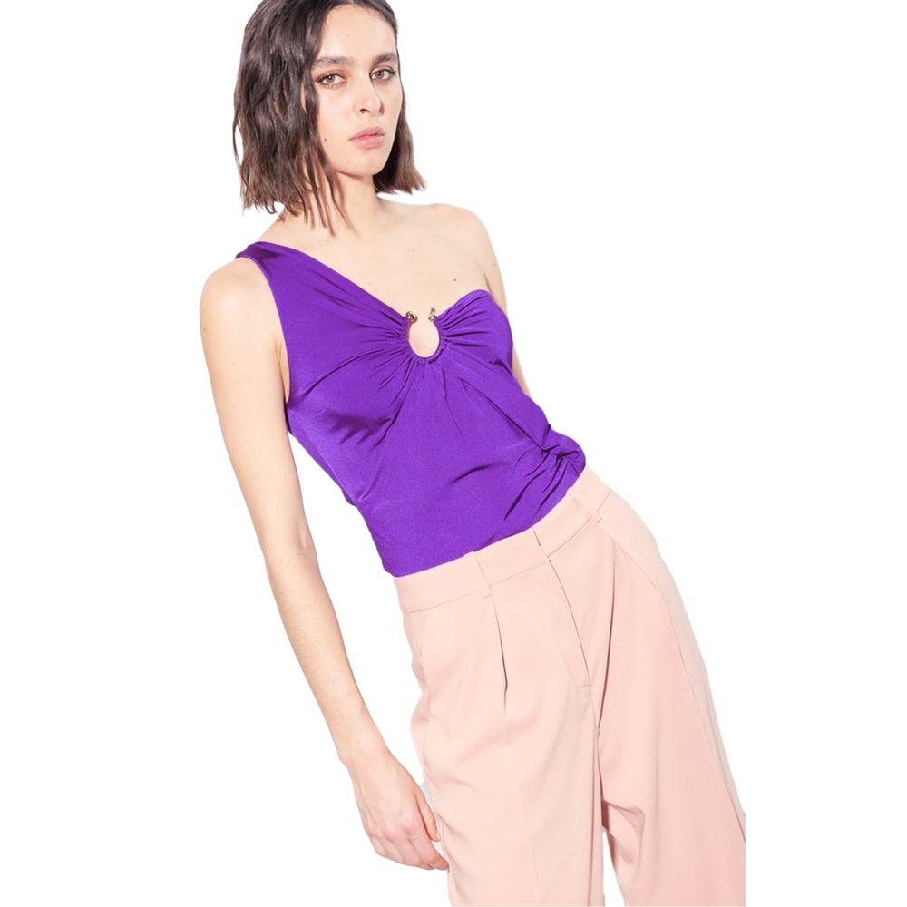 PINKO Purple Nylon Tops & T-Shirt - Arichezz.store