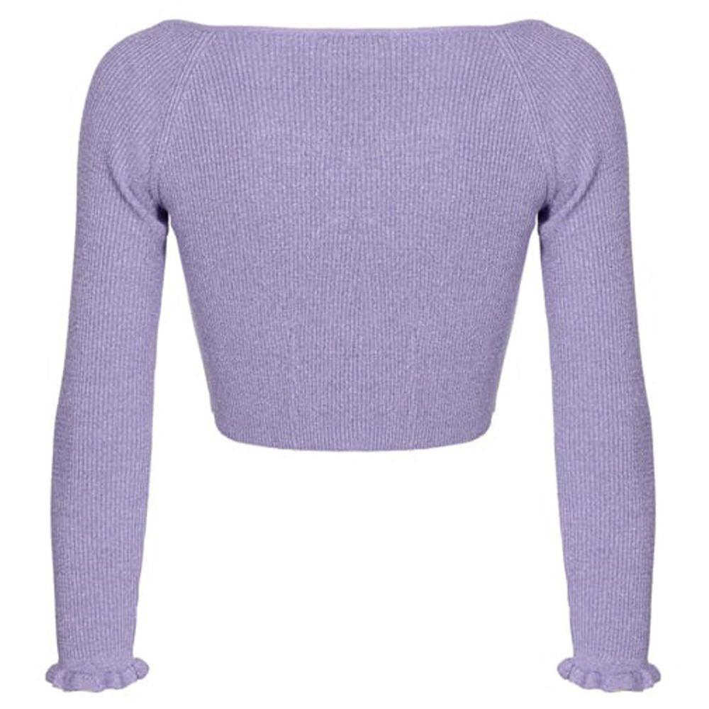 PINKO Purple Viscose Sweater - Arichezz.store