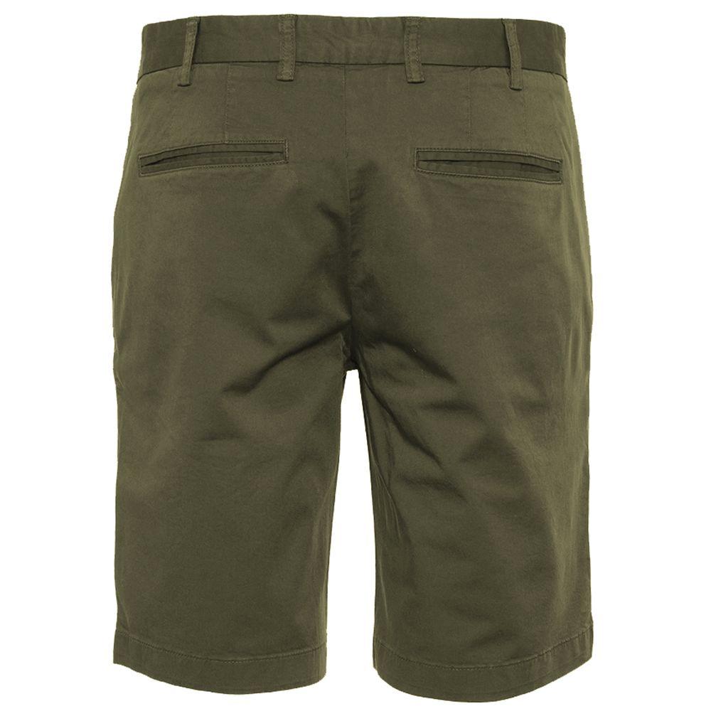 Refrigiwear Elegant Beige Bermuda Shorts with Logo Patch - Arichezz.store