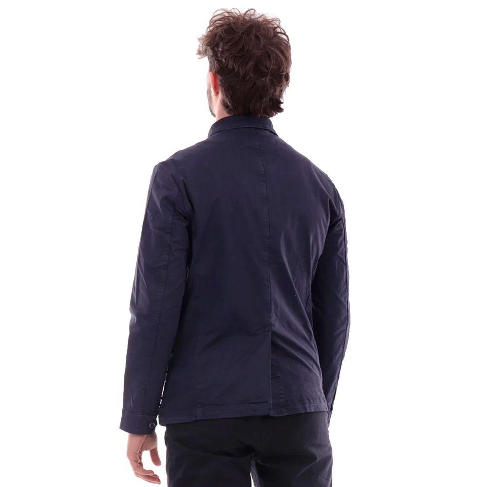 Refrigiwear Blue Cotton Jacket - Arichezz.store