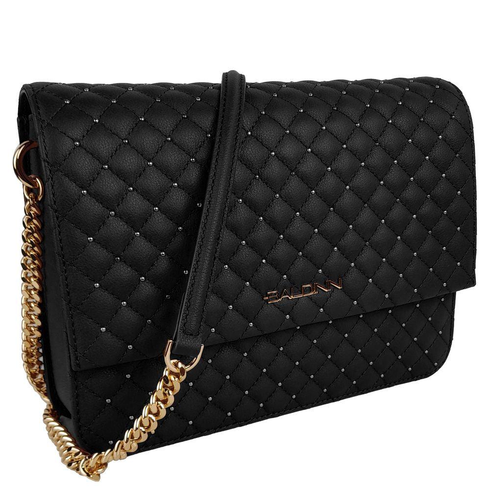 Baldinini Trend Elegant Quilted Calfskin Shoulder Bag - Arichezz.store