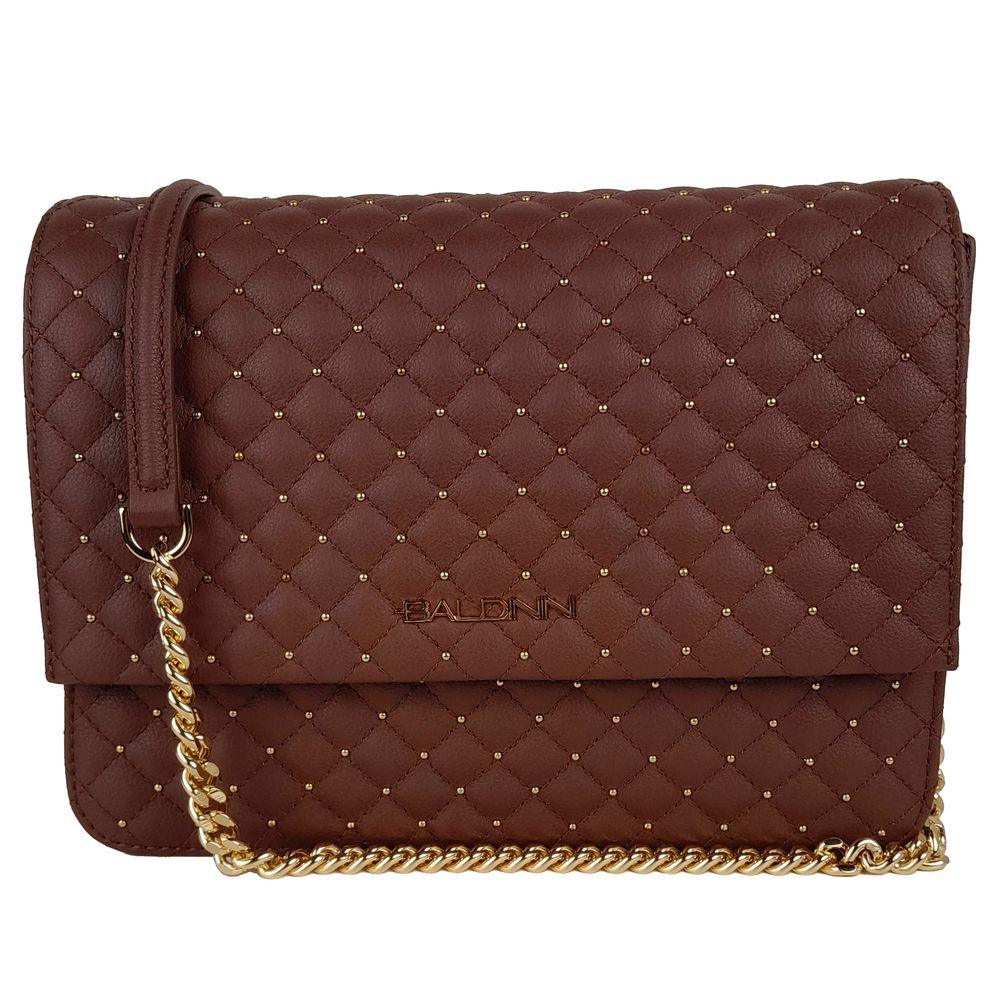 Baldinini Trend Chic Quilted Calfskin Shoulder Bag with Studs - Arichezz.store