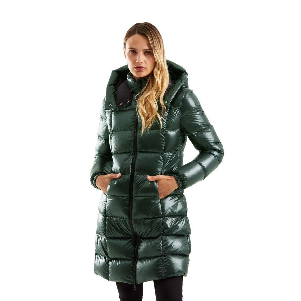 Refrigiwear Green Polyester Women's Down Jacket - Arichezz.store