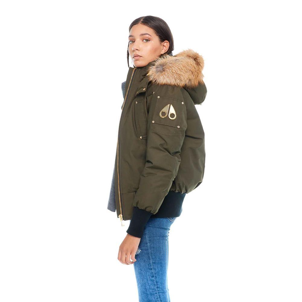 Moose Knuckles Army Nylon Women Bomber Jacket - Arichezz.store