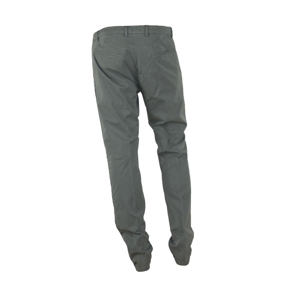 Made in Italy Elegant Summer Italian Cotton Trousers - Arichezz.store