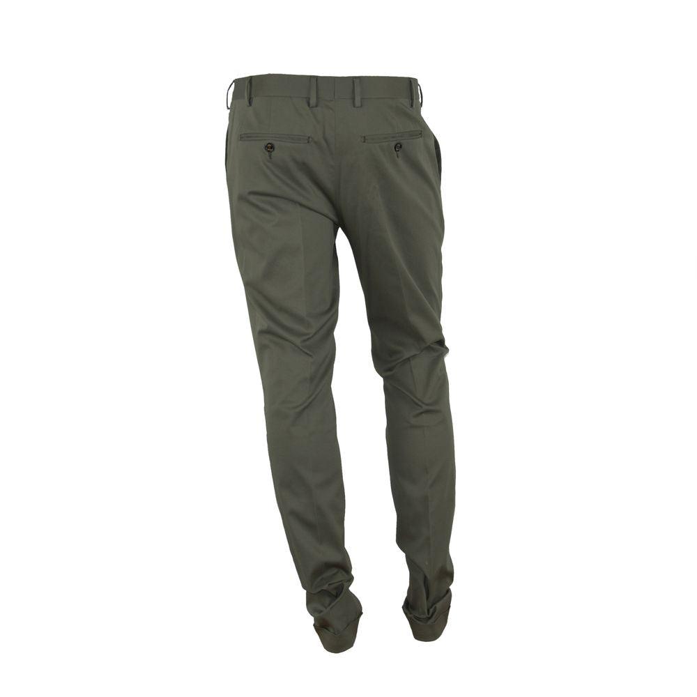 Made in Italy Elegant Green Summer Trousers for Men - Arichezz.store