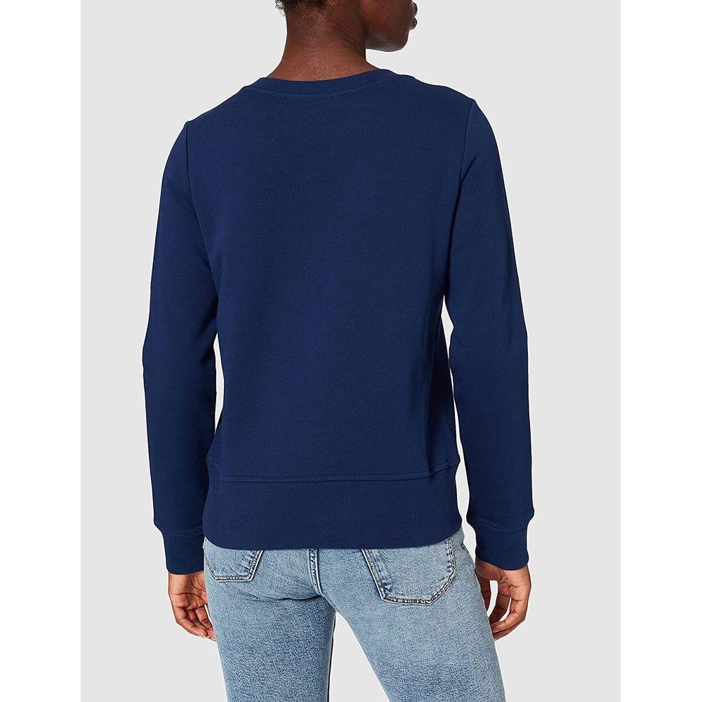 Love Moschino Blue Cotton Women Sweater - Arichezz.store