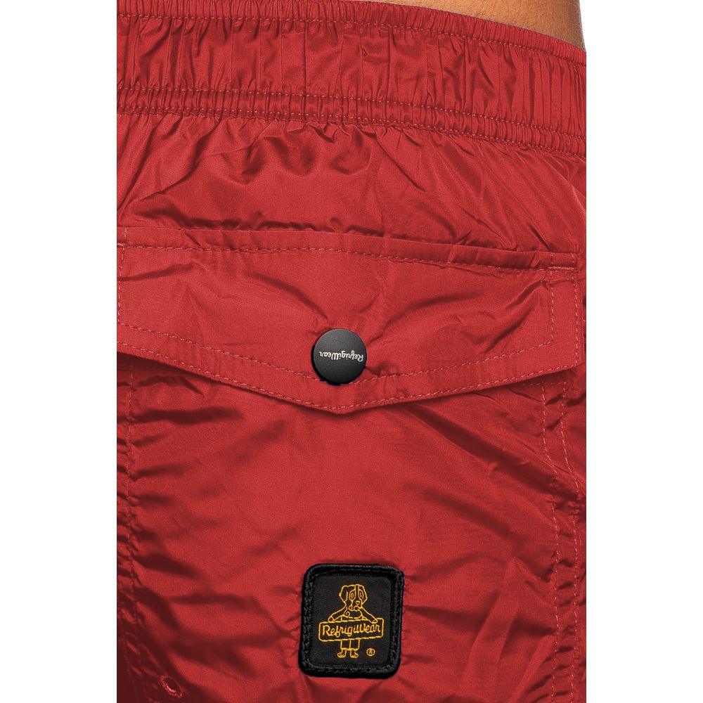 Refrigiwear Red Nylon Men Swimsuit - Arichezz.store