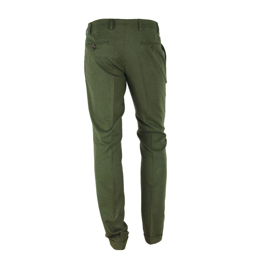 Made in Italy Elegant Winter Cotton Pants - Arichezz.store