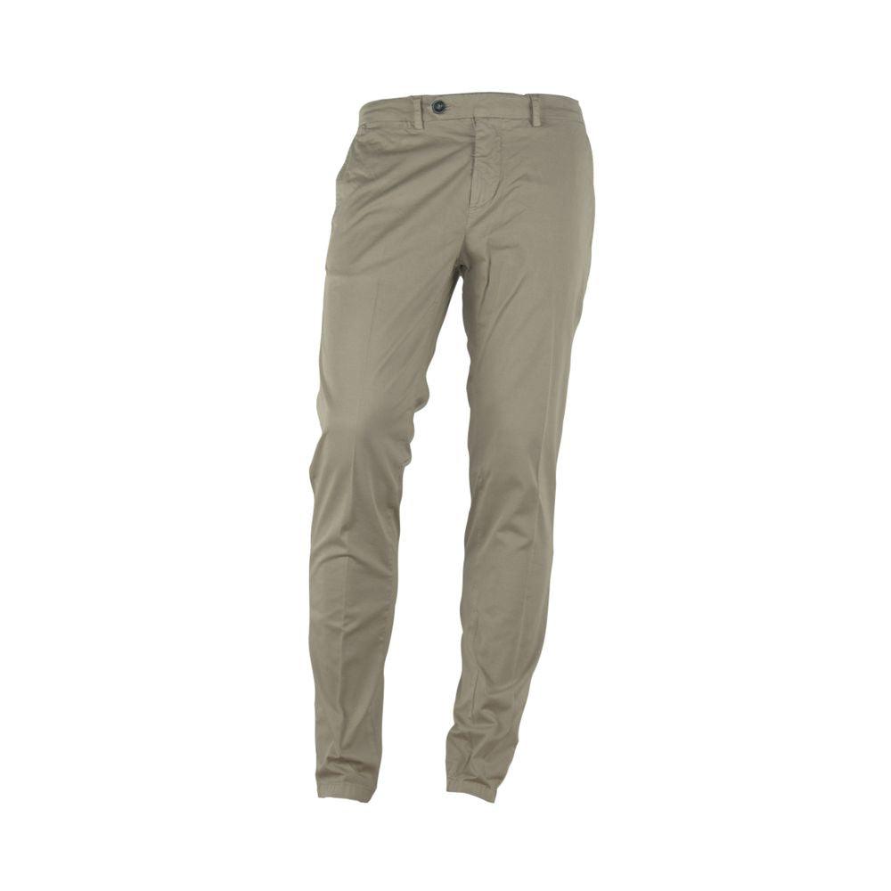 Made in Italy Elegant Beige Summer Trousers for Men - Arichezz.store