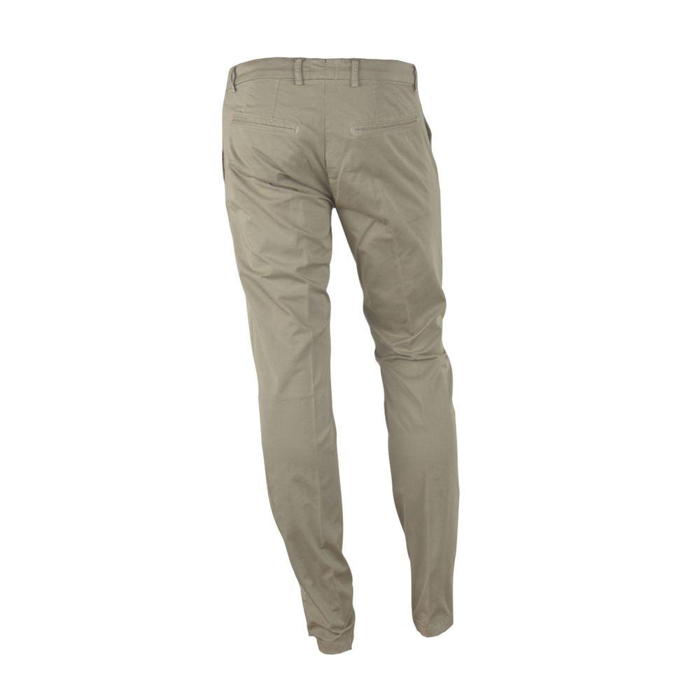 Made in Italy Elegant Beige Summer Trousers for Men - Arichezz.store