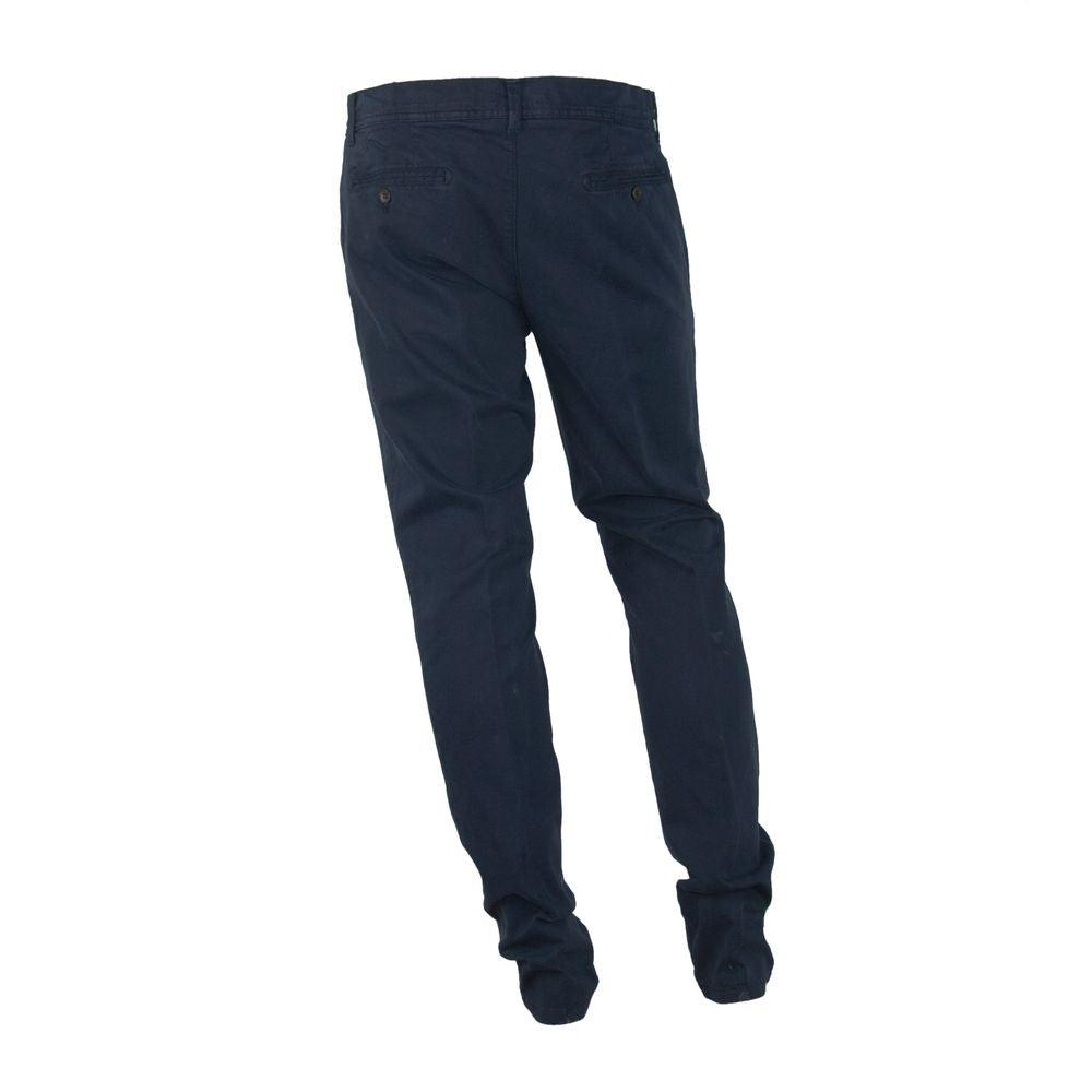 Made in Italy Elegant Blue Winter Trousers - Arichezz.store