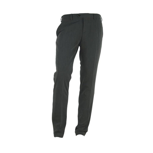 Made in Italy Elegant Italian Gray Trousers for Men - Arichezz.store