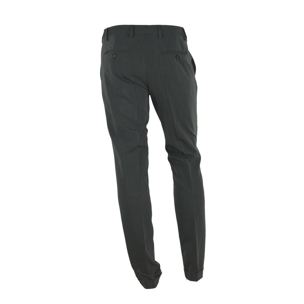 Made in Italy Elegant Italian Gray Trousers for Men - Arichezz.store