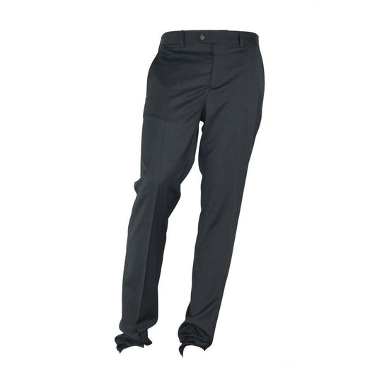 Made in Italy Elegant Italian Gray Trousers - Arichezz.store