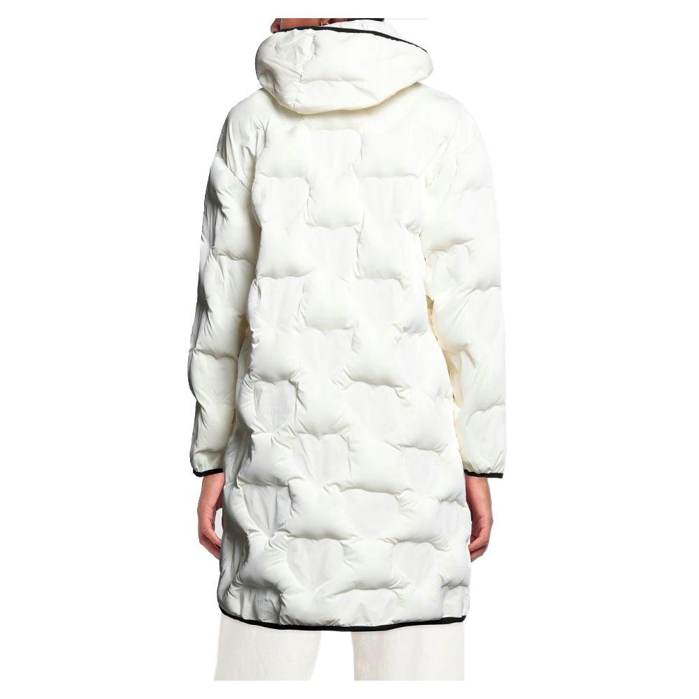 Love Moschino Chic Quilted Heart Long Down Jacket - Arichezz.store