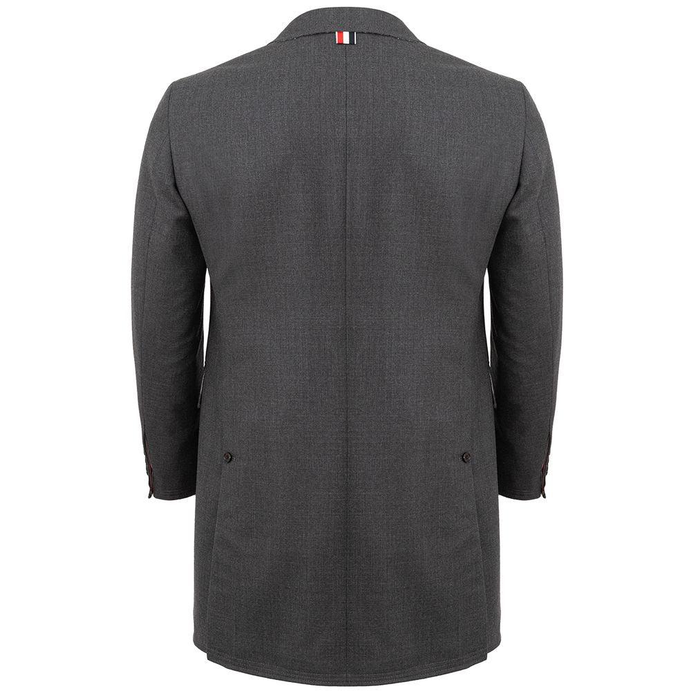 Thom Browne Classic Gray Wool Jacket - Arichezz.store