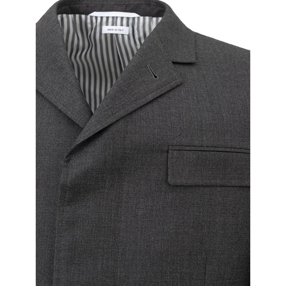 Thom Browne Classic Gray Wool Jacket - Arichezz.store