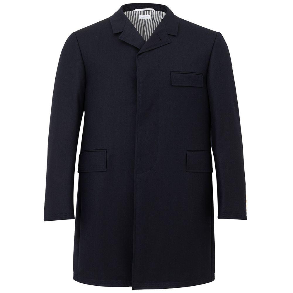 Thom Browne Elegant Wool Jacket in Signature Blue - Arichezz.store