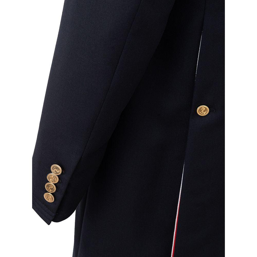 Thom Browne Elegant Wool Jacket in Signature Blue - Arichezz.store