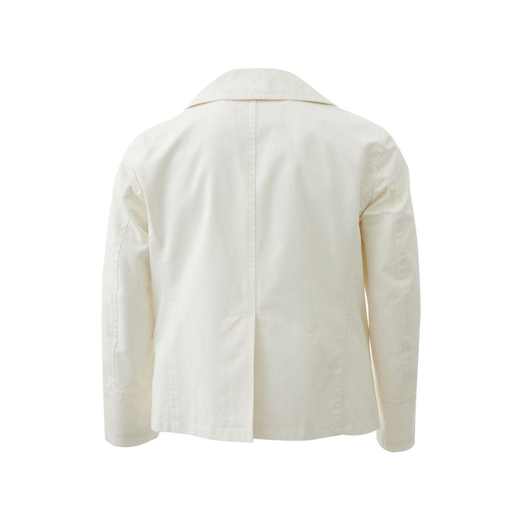 Sealup Elegant White Polyamide Jacket - Arichezz.store