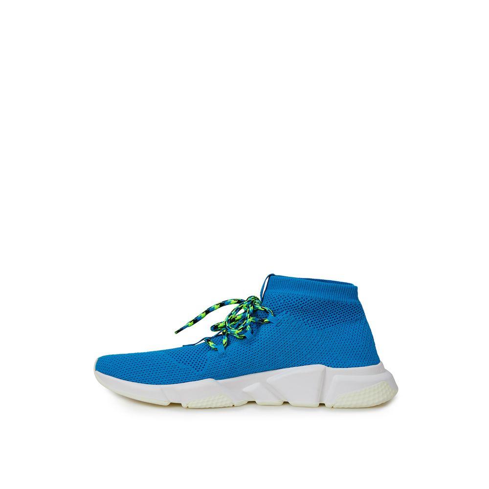 Balenciaga Exquisite Blue Cotton Sneakers for Men - Arichezz.store