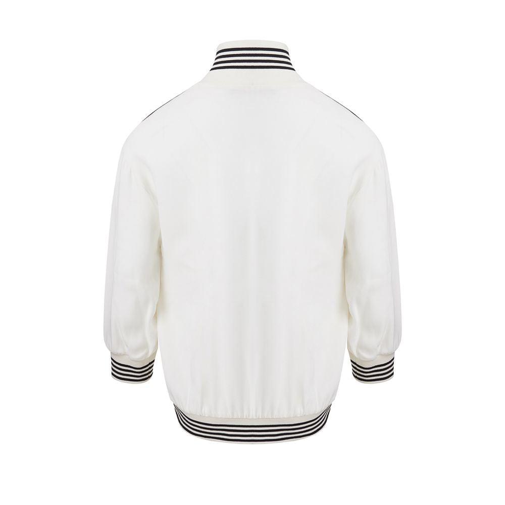 Dolce & Gabbana Elegant Cotton Knit White Sweater - Arichezz.store