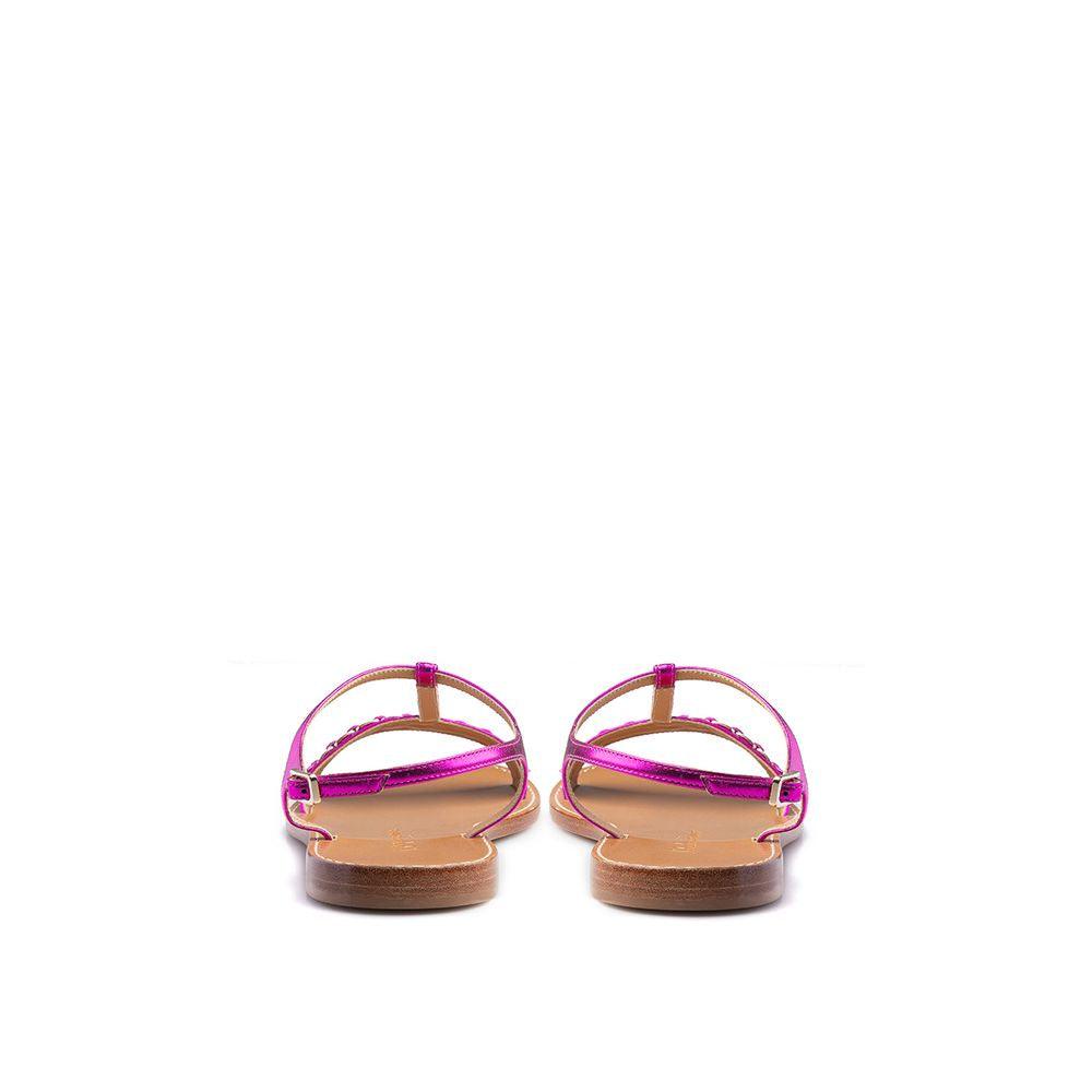 Salvatore Ferragamo Elegant Purple Summer Sandals - Arichezz.store