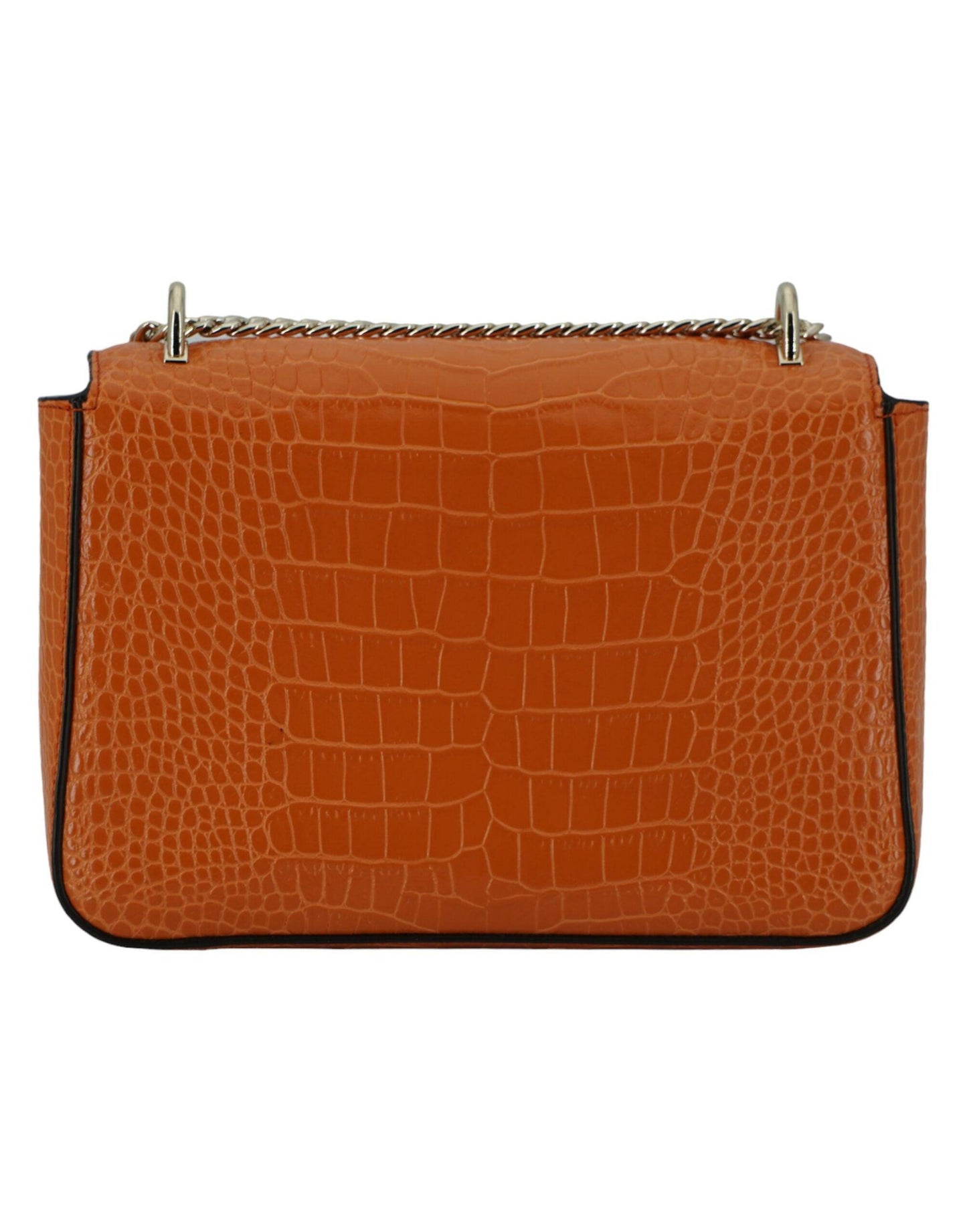 Jimmy Choo Amber Orange Leather Shoulder Bag - Arichezz.store