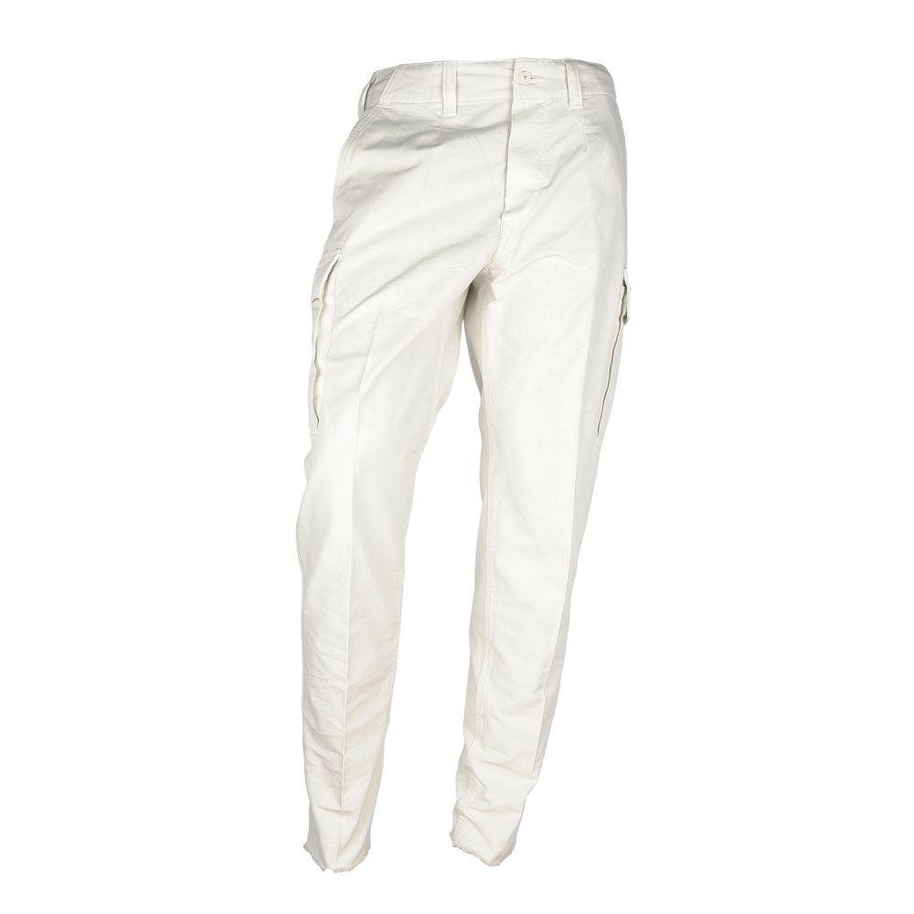 Don The Fuller White Cotton Men's Trouser - Arichezz.store