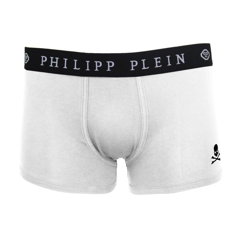 Philipp Plein White Cotton Men's Boxer - Arichezz.store