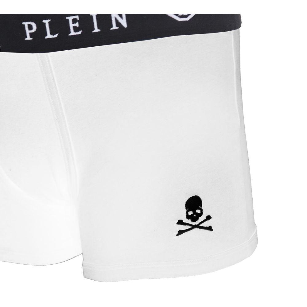 Philipp Plein White Cotton Men's Boxer - Arichezz.store