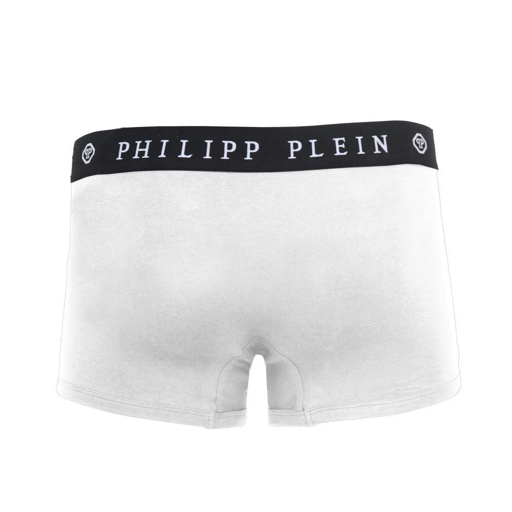 Philipp Plein White Cotton Men's Boxer - Arichezz.store