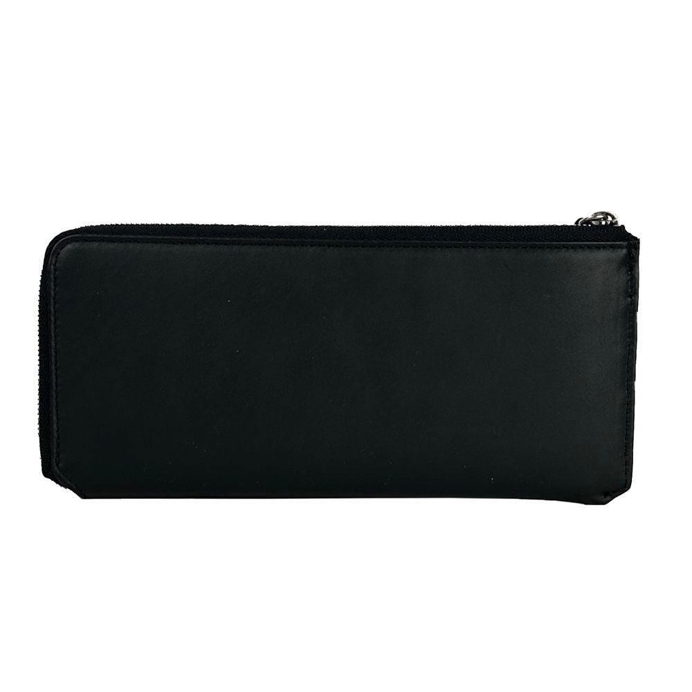 Baldinini Trend Elegant Black Leather Travel Organizer - Arichezz.store