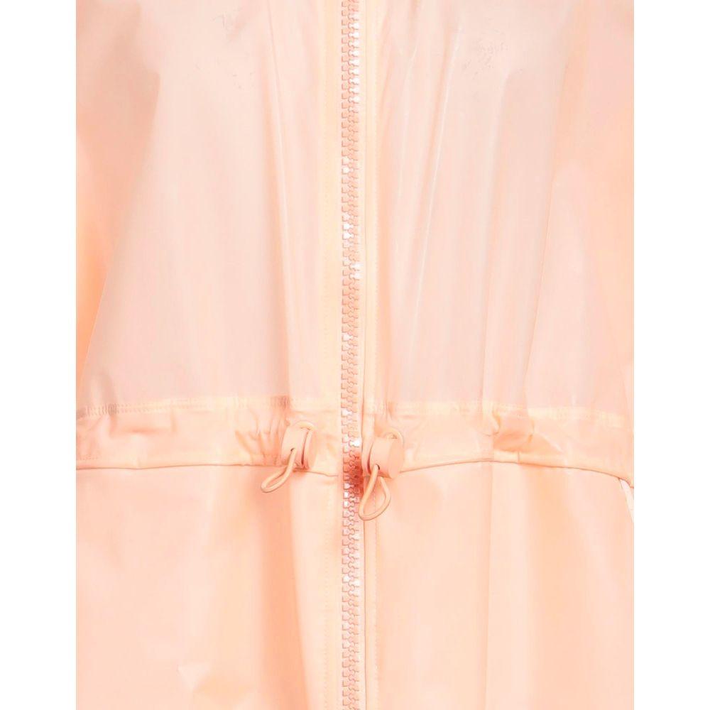 Elisabetta Franchi Powder Pink Long Waterproof Jacket - Arichezz.store