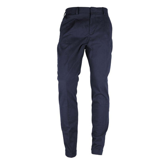 Made in Italy Blue Wool Men's Trouser - Arichezz.store