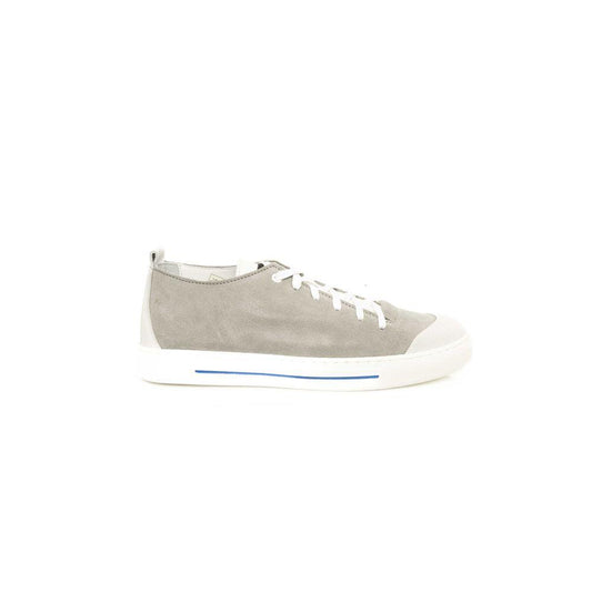 Cerruti 1881 Gray Leather Men's Sneakers - Arichezz.store