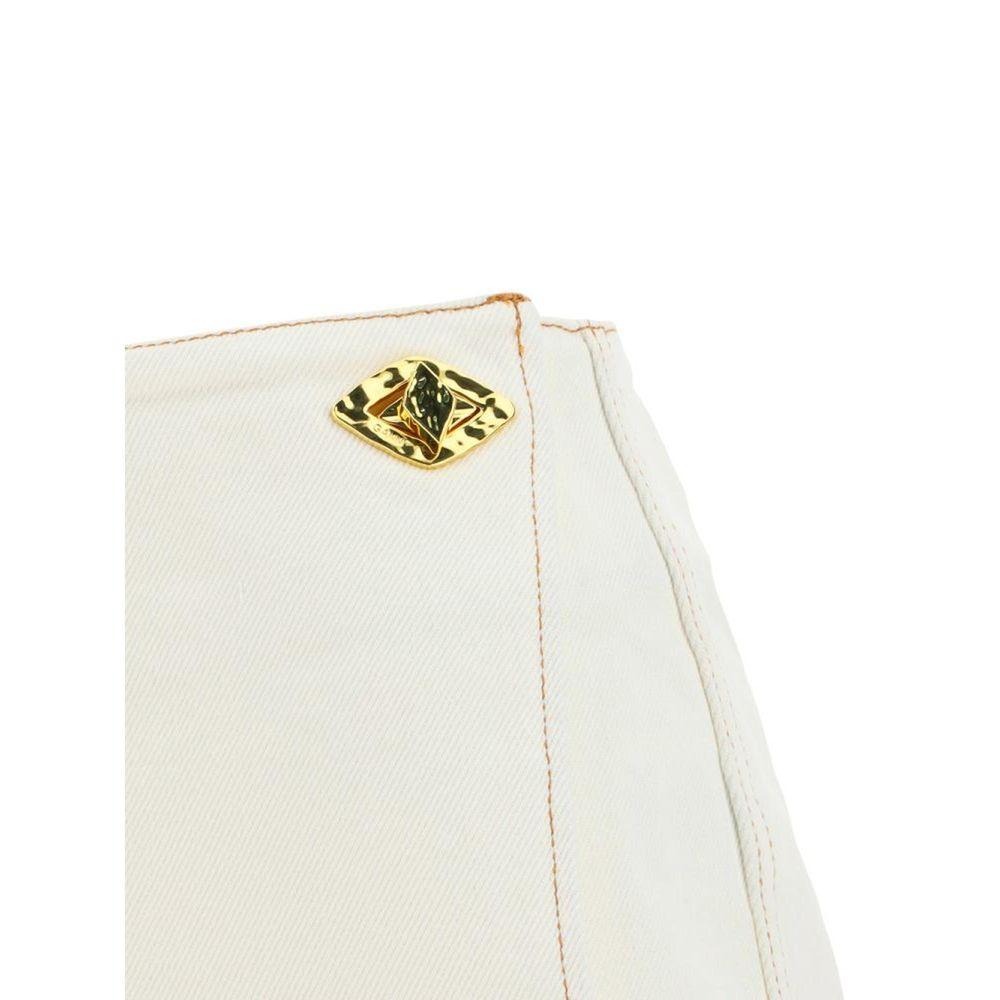 Ganni White Skirt - Arichezz.store