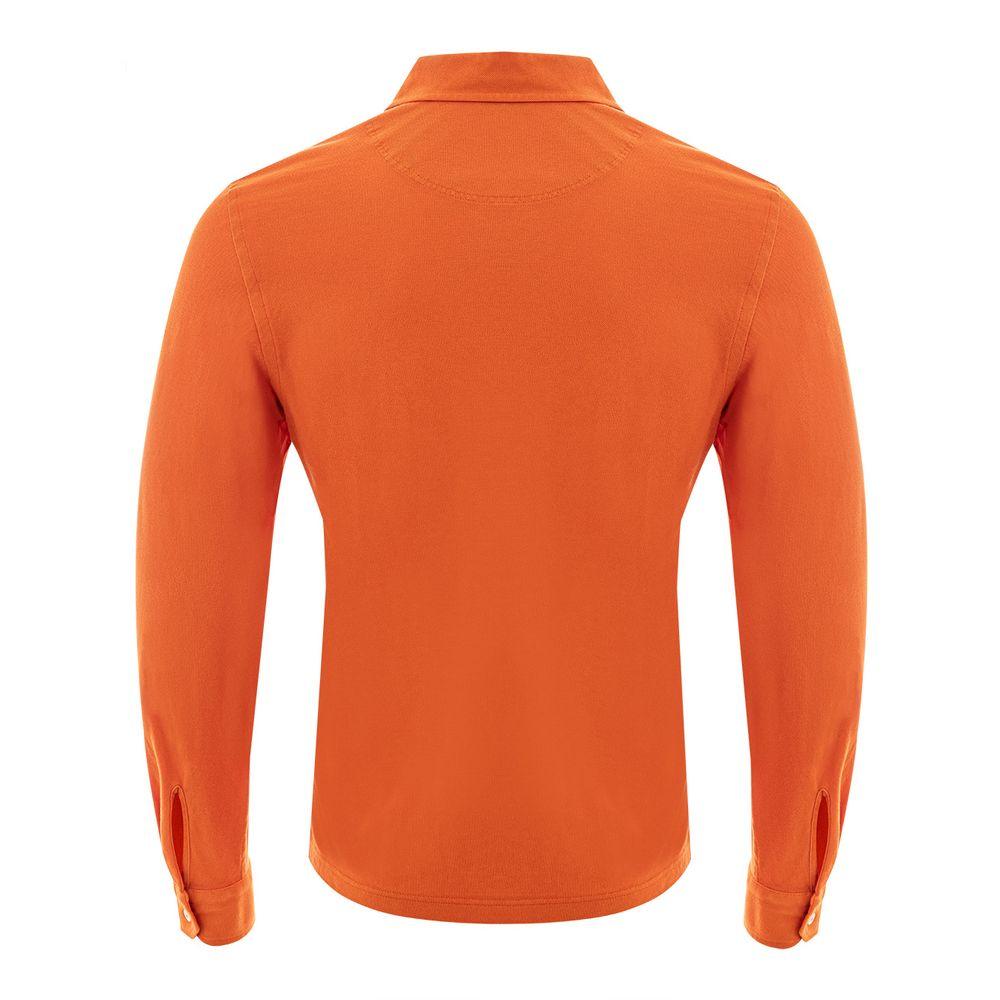 Gran Sasso Elegant Orange Cotton Polo for Men