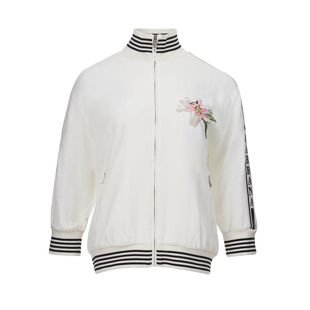 Dolce & Gabbana Elegant Cotton Knit White Sweater - Arichezz.store