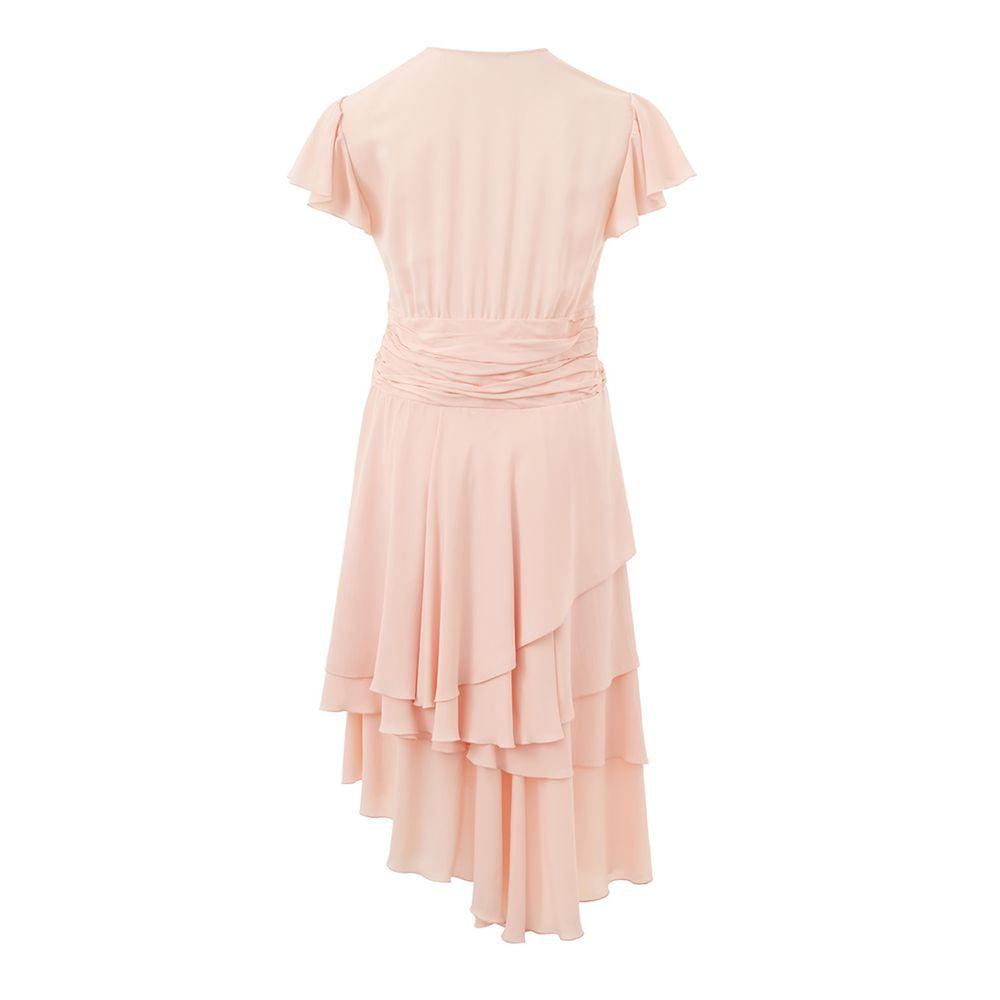 Lardini Elegant Pink Acetate Dress - Arichezz.store