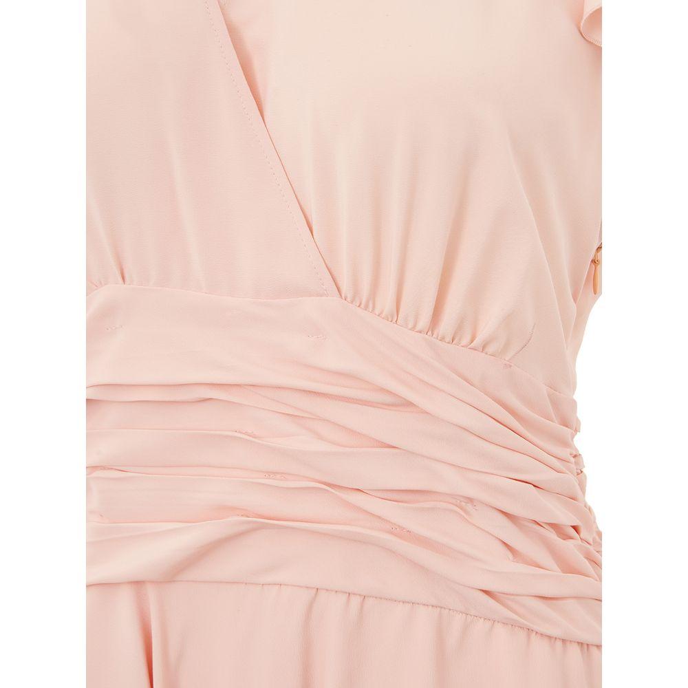 Lardini Elegant Pink Acetate Dress - Arichezz.store