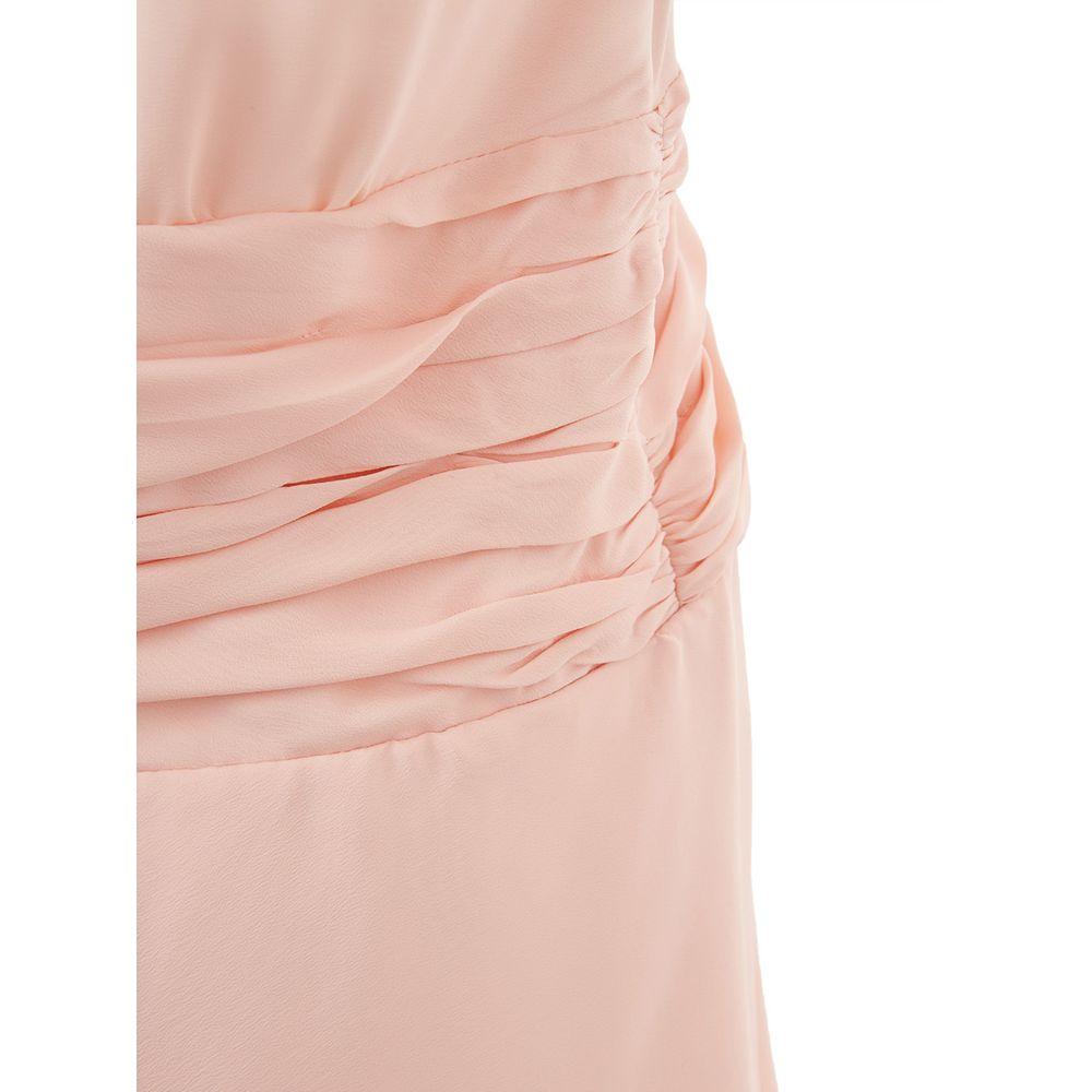 Lardini Elegant Pink Acetate Dress - Arichezz.store