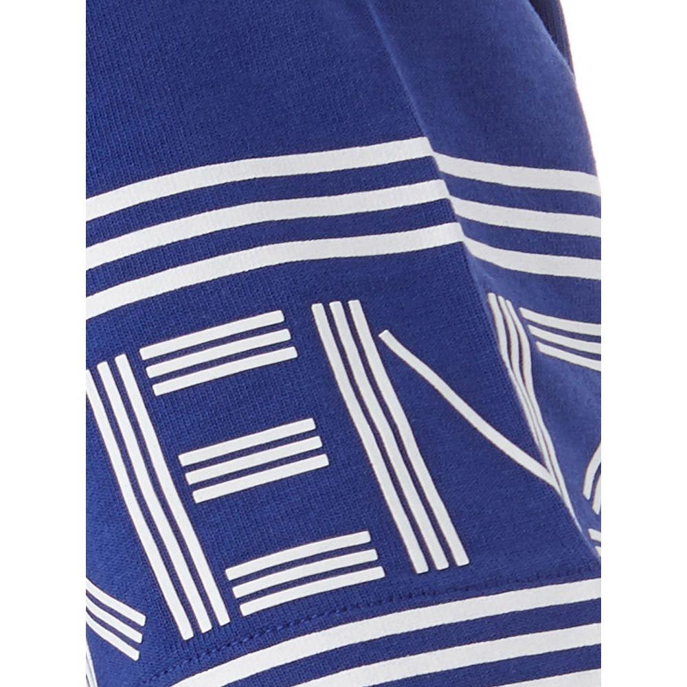 Kenzo Chic Blue Cotton Tee for Stylish Comfort - Arichezz.store