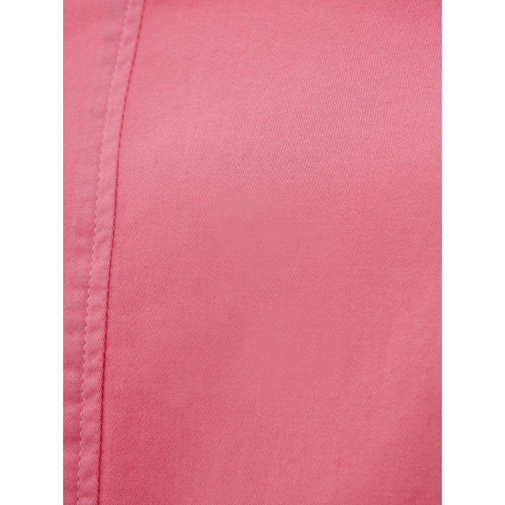 Lardini Elegant Pink Cotton Jacket for Women - Arichezz.store