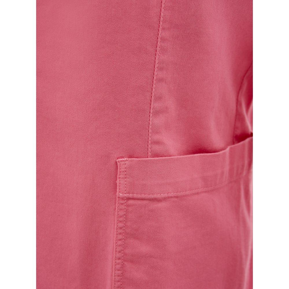 Lardini Elegant Pink Cotton Jacket for Women - Arichezz.store