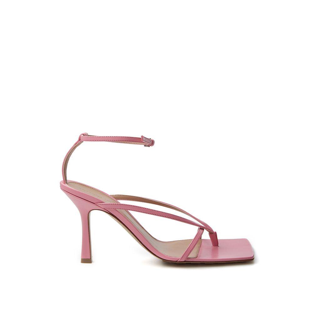 Bottega Veneta Elegant Pink Leather Sandals for Sophisticated Style - Arichezz.store