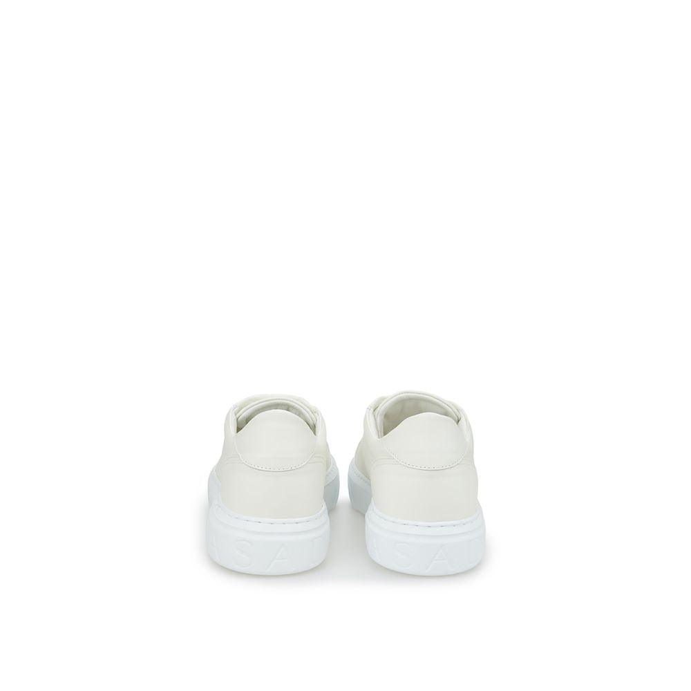 Casadei Sleek White Leather Sneakers - Arichezz.store