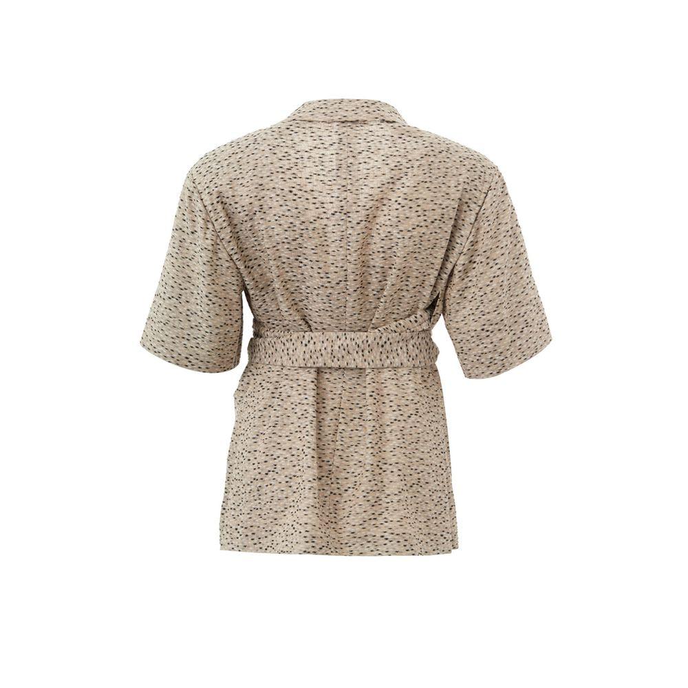 Lardini Chic Beige Linen Jacket - Arichezz.store