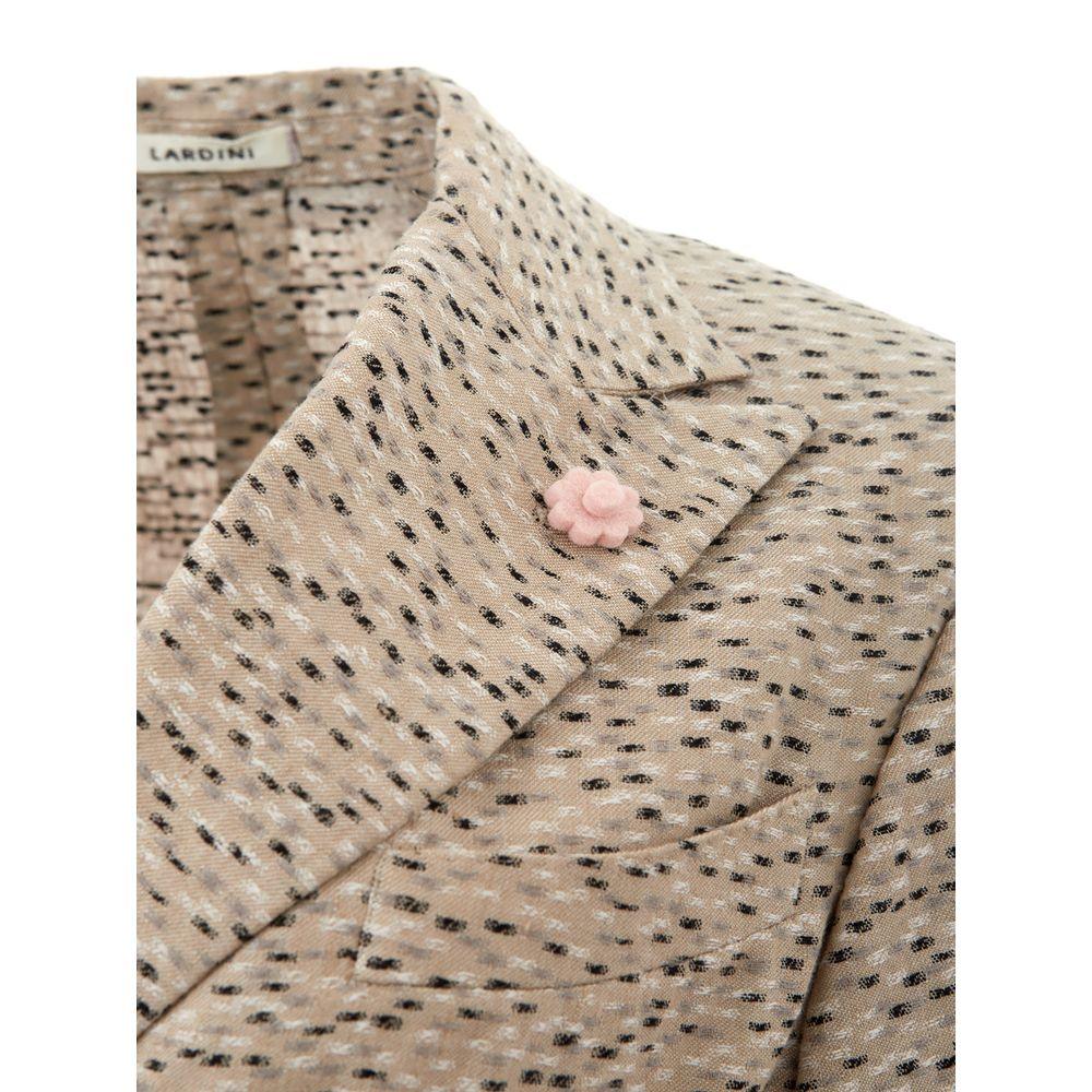 Lardini Chic Beige Linen Jacket - Arichezz.store